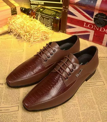 Salvatore Ferragamo Business Men Shoes--069